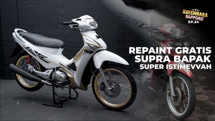 Honda Supra Motor Yang Di Desai Dengan Tenaga Yang Bandel