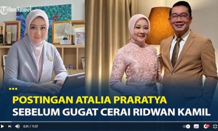 Atalia Praratya Gugat Cerai Ridwan Kamil Setelah Lama Menikah